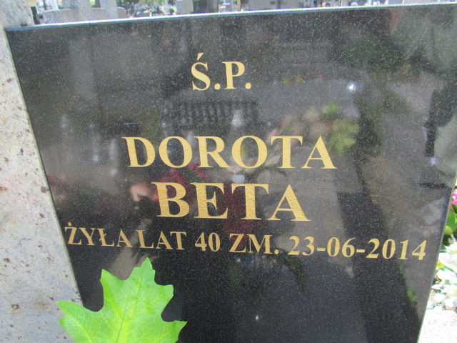 Dorota Beta 1974 Biała Rawska - Grobonet - Wyszukiwarka osób pochowanych