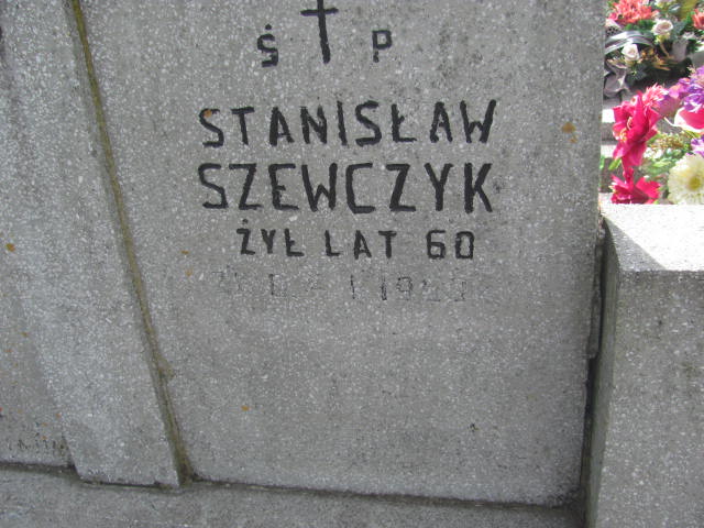 Stanisław Szewczyk 1900 Biała Rawska - Grobonet - Wyszukiwarka osób pochowanych