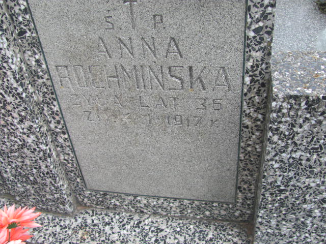 Anna Rochmińska Biała Rawska - Grobonet - Wyszukiwarka osób pochowanych