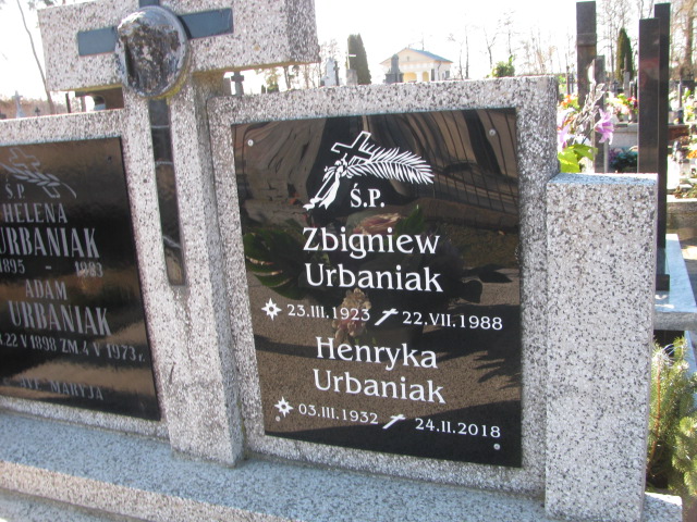 Helena Urbaniak 1894 Biała Rawska - Grobonet - Wyszukiwarka osób pochowanych