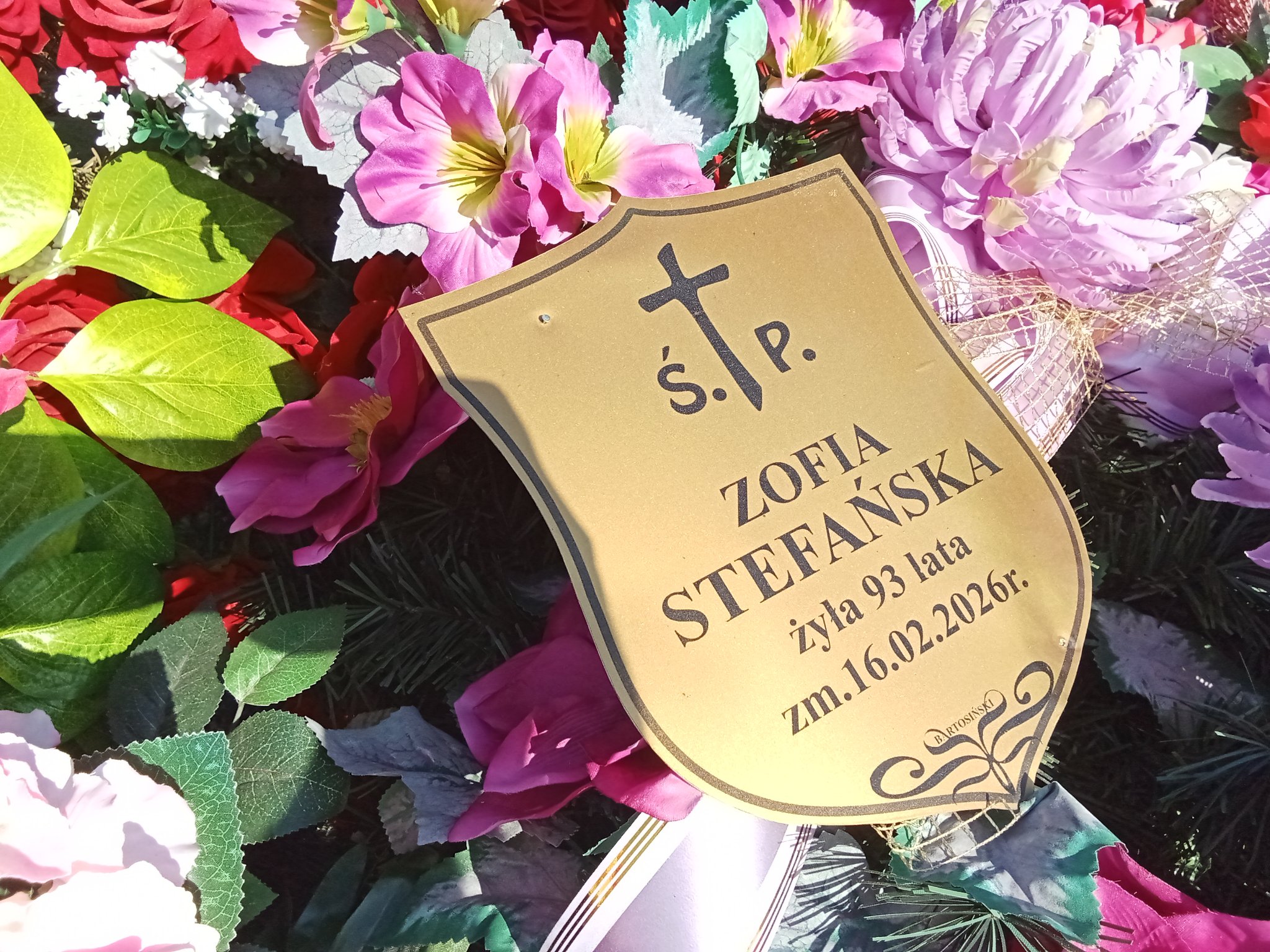 Zofia Stefańska 1933 Biała Rawska - Grobonet - Wyszukiwarka osób pochowanych