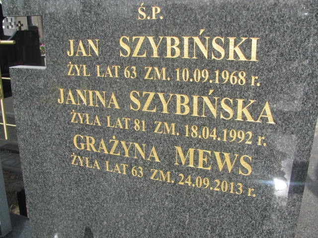 Jan Szybiński Biała Rawska - Grobonet - Wyszukiwarka osób pochowanych