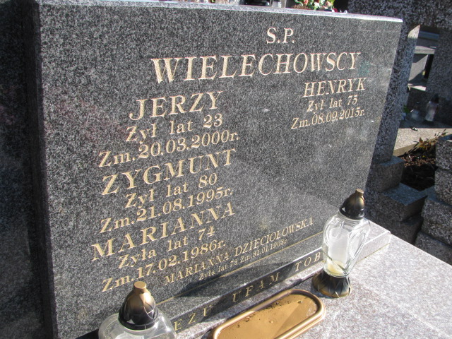 Jerzy Wielechowski 1977 Biała Rawska - Grobonet - Wyszukiwarka osób pochowanych