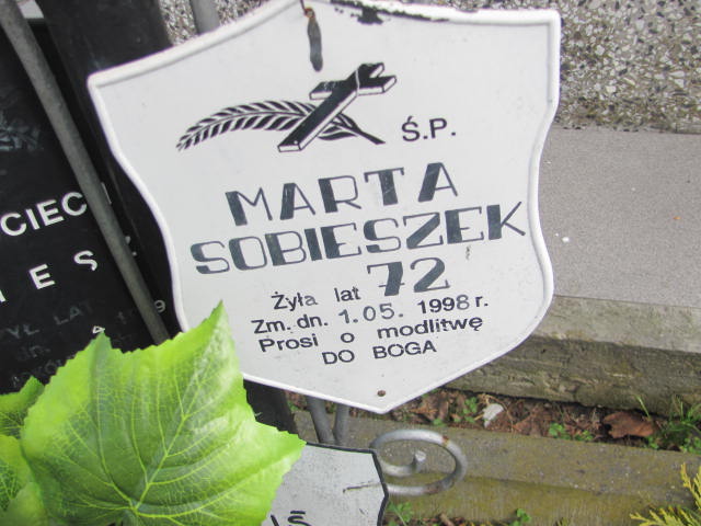 Marta Sobieszek Biała Rawska - Grobonet - Wyszukiwarka osób pochowanych