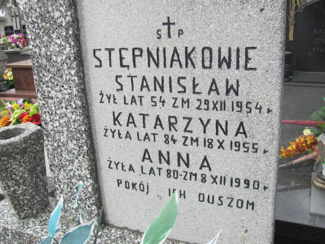 Stanisław Stępniak 1900 Biała Rawska - Grobonet - Wyszukiwarka osób pochowanych