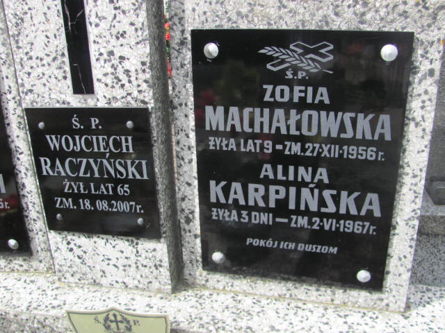 Konrad Raczyński 1968 Biała Rawska - Grobonet - Wyszukiwarka osób pochowanych