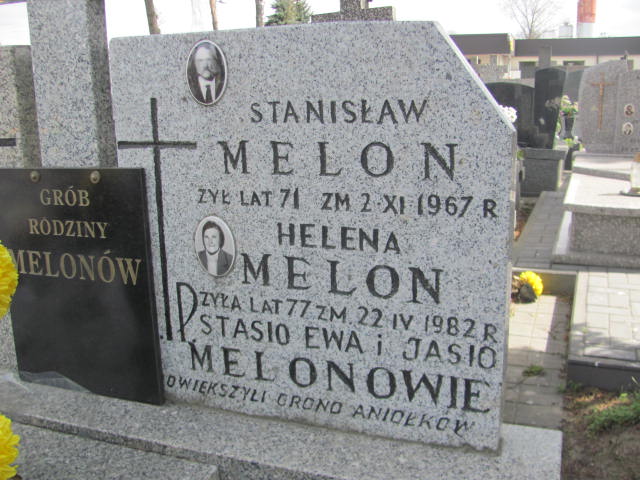 Feliksa Irena Melon 1954 Biała Rawska - Grobonet - Wyszukiwarka osób pochowanych