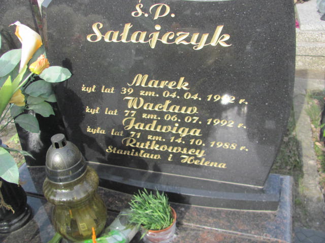 Marek Sałajczyk Biała Rawska - Grobonet - Wyszukiwarka osób pochowanych