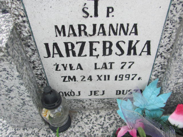 Marianna Jarzębska Biała Rawska - Grobonet - Wyszukiwarka osób pochowanych