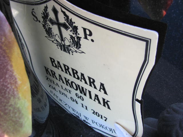 Barbara Krakowiak 1957 Biała Rawska - Grobonet - Wyszukiwarka osób pochowanych