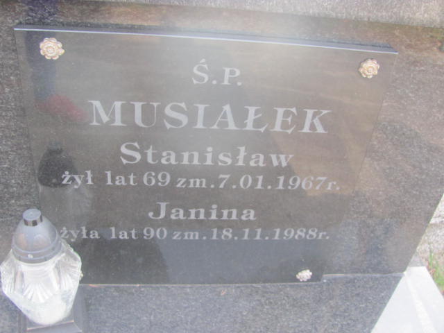 Stanisław Musiałek Biała Rawska - Grobonet - Wyszukiwarka osób pochowanych