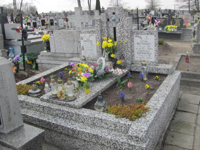Grób Antoni Rutkowski