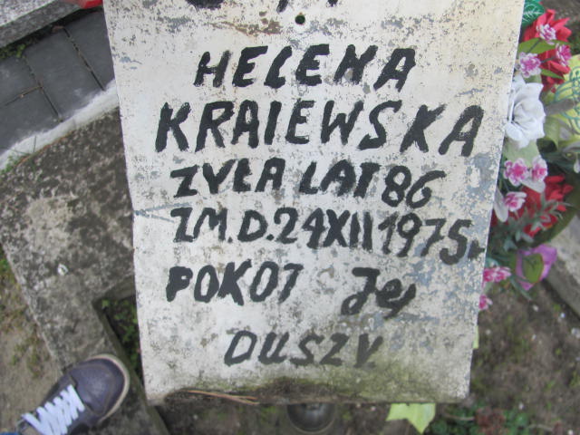 Helena Krajewska Biała Rawska - Grobonet - Wyszukiwarka osób pochowanych