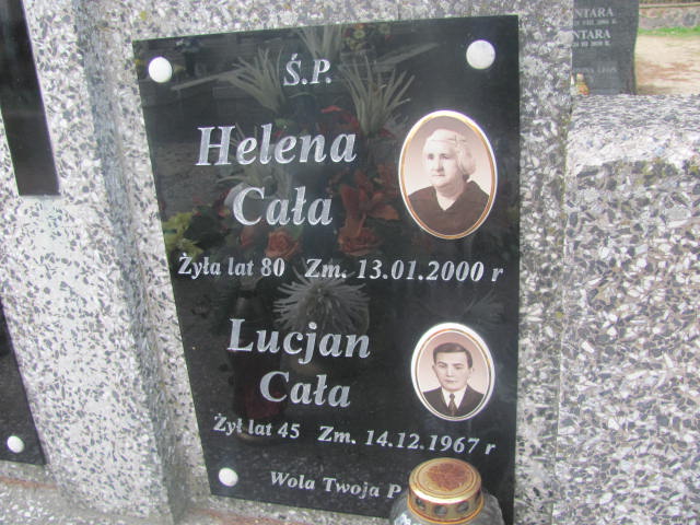 Helena Cała Biała Rawska - Grobonet - Wyszukiwarka osób pochowanych