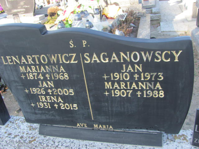 Irena Lenartowicz 1931 Biała Rawska - Grobonet - Wyszukiwarka osób pochowanych