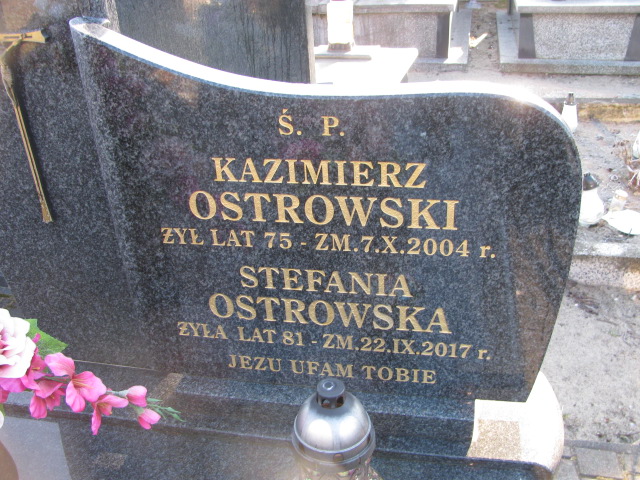 Stefania Ostrowska 1936 Biała Rawska - Grobonet - Wyszukiwarka osób pochowanych