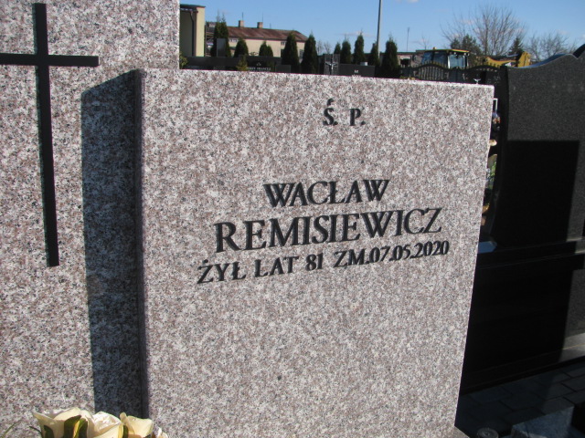 Grób Czesława Remisiewicz